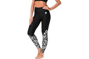 AOBUTE Women Swim Pants UPF 50+ Rash Guard Pants High Waisted Swimming Leggings