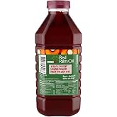 Omni Red Palm Oil 2 Liter (67.63 fl Oz) &ndash; Authentic Red Palm Oil &ndash; Unrefined, Rich Color &amp; Traditional Flavor &ndash; Ideal for African &amp; Caribbean Cooking