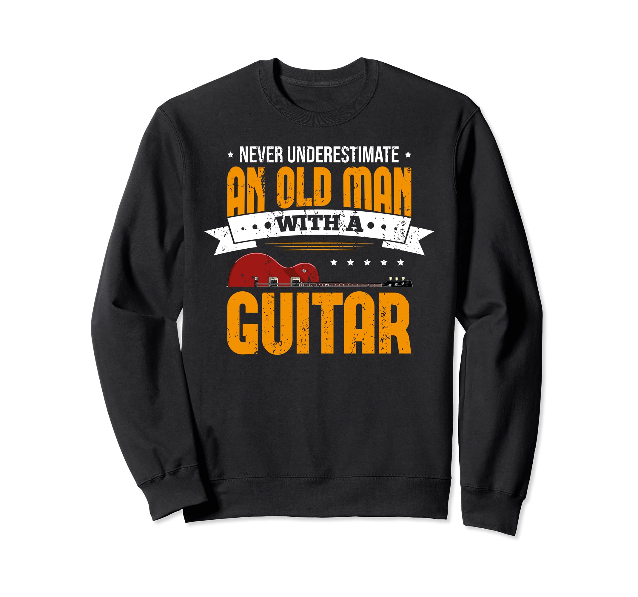 Retired Guitarist Musician Guitar Player Retirement Guitar Sweatshirt