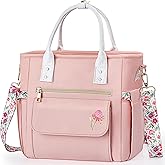 GLORIEROO Deluxe Insulated Lunch Box Bag Women - Leakproof Waterproof Cooler with Multi Pockets Removable Strap for Work Picnic - Teacher Mothers Day Christmas Birthday Gifts