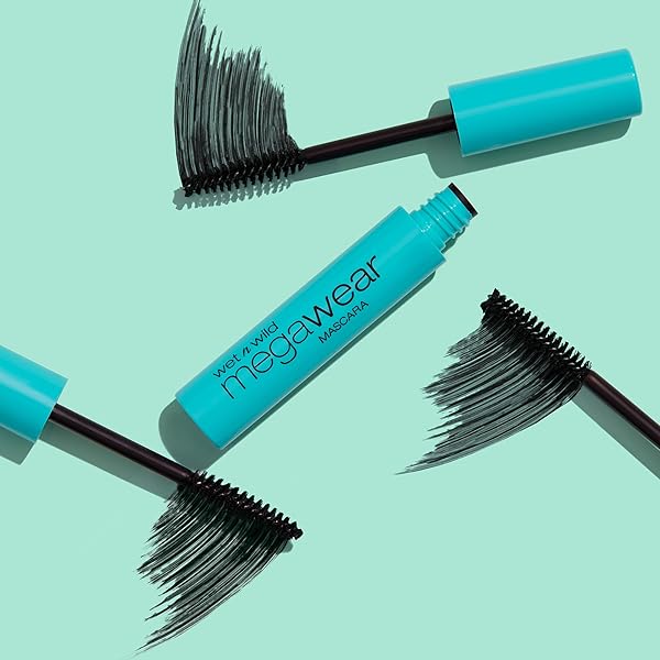WET N WILD ENHANCE AND DEFINE MEGAWEAR MASCARA, GENTLE GEL VOLUMIZING FORMULA THAT PROMOTES FULL & HEALTHY LASHES, ENRICHED WITH SOY PROTEIN & PANTHENOL, CRUELTY-FREE & VEGAN – BLACK