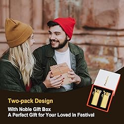 2 Pack Vintage Torch Lighter with Windproof Jet