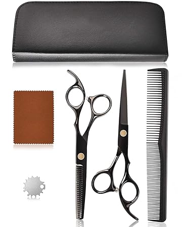 barber scissors set amazon