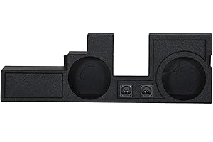 Q Power Compatible Replacement for Ford F250/350/450 Super Duty 2000-2016 Dual 12 Inch Ported Subwoofer Box