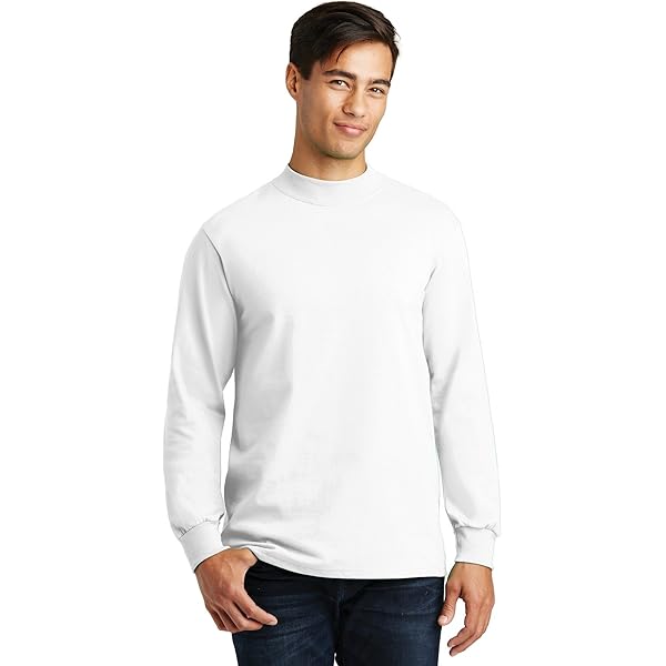 Port & Company - Essential Mock Turtleneck M Navy at Amazon