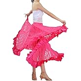 CISMARK® Elegant Ballroom Dancing Latin Dance Party Long Swing Race Skirt