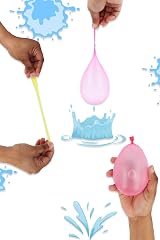 Henbrandt 100 Water Bombs 6 Assorted Colours 5 Packs of 20 Party Games view 2