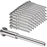 50 Pairs Invisible Cable Railing Kit,1/8" Stainless Steel Cable Railing Hardware with Invisible Receivers and Swage Stud End for Cable Railing - Easy Installation for Decks, Marine, and Interior Use