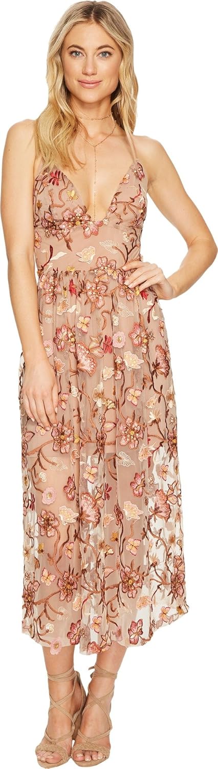 meghan la wrap maxi dress