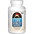 Source Naturals Life Force Multiple Iron Free Daily Multivitamin High Potency Essential Vitamins, Minerals, Antioxidants & Nutrients - Energy & Immune Boost - 120 Capsules