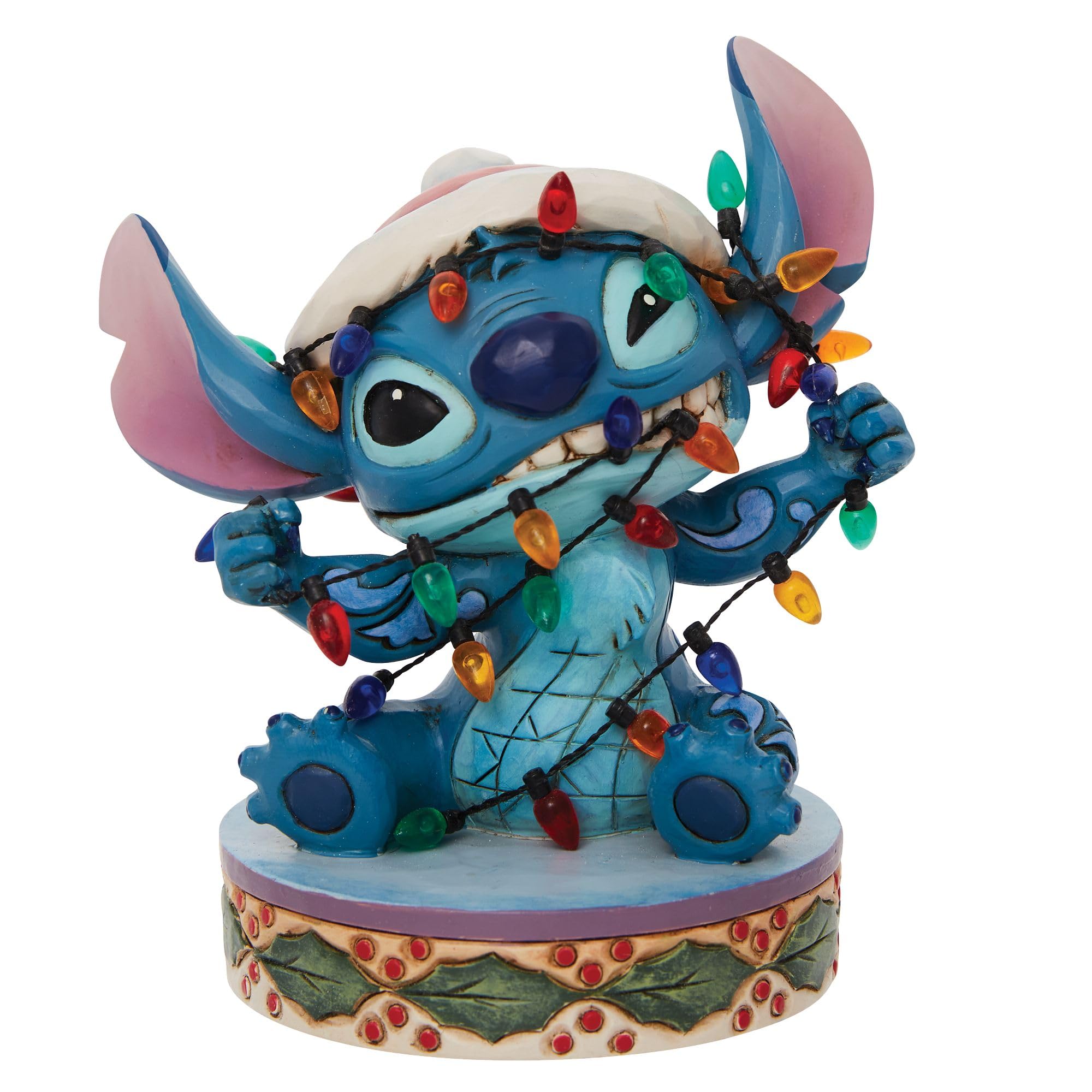 Enesco Jim Shore Stitch In Lights Figurine