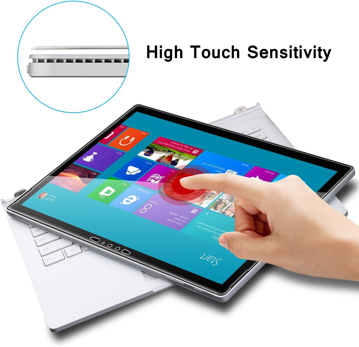 MEGOO Microsoft Surface Book 3 (15 Inch), Screen Protector - Image 4