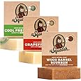 Dr. Squatch Natural Men’s Bar Soap - Cold Process Body Soap Bar with Natural Oils - Gifts for Men - Wood Barrel Bourbon, Grap