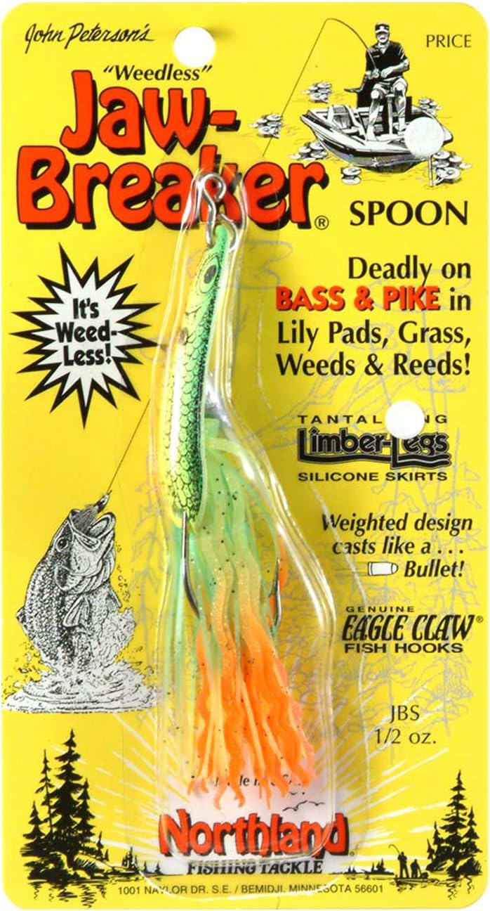 northland outdoors magazine on Amazon Com Northland Tackle 1 2 Oz Jaw Breaker Spoon Lure Firetiger Fishing Spoons Sports Outdoors