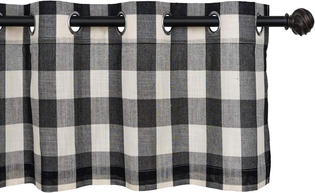 Best Kitchen Curtains Black And White Checkered