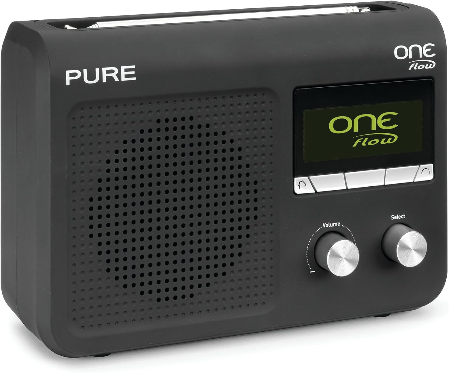 Pure One Flow Radio portable Radio DAB/DAB+/FM WiFi Noir