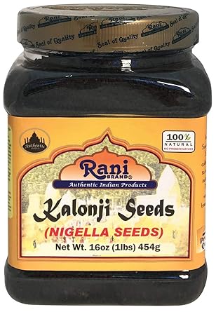 Amazon Com Rani Kalonji Seeds Whole Black Seed Nigella Sativa Black Cumin Spice 16oz 454g Pet Jar All Natural Gluten Friendly Non Gmo Vegan Indian Origin Grocery Gourmet Food