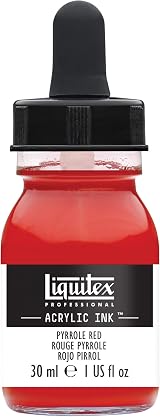 Liquitex Ink 4260321 Liquid Professional Acrylic Ink 30 ml Pyrrol Red