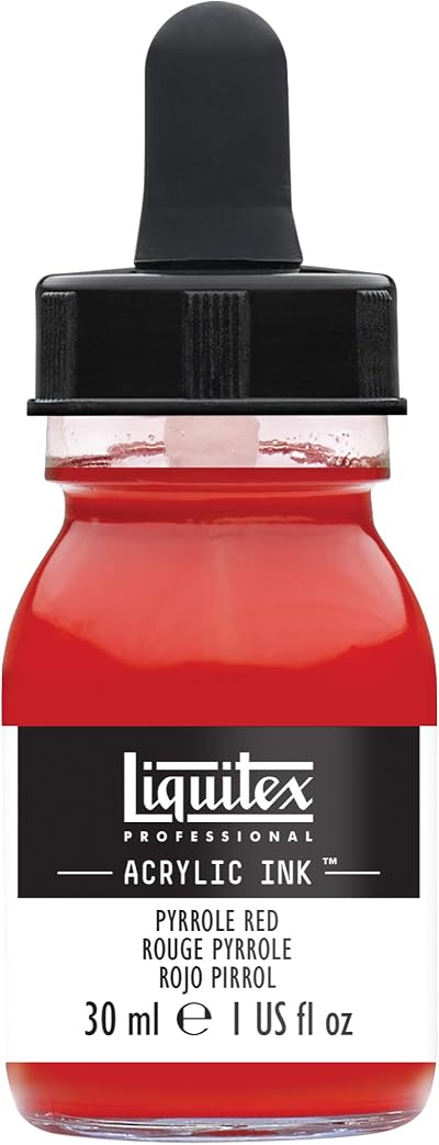 Liquitex Ink 4260321 Liquid Professional Acrylic Ink 30 ml Pyrrol Red