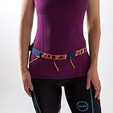 ZONE3 Ultimate Race Number Belt Black RA18RBGL112/OS Unisex Swimming view 2