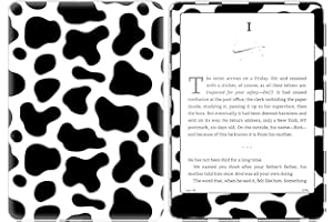 DAUROTA Sticker Skin Decal for Kindle, Full Wrap Protective Vinyl Sticker for Kindle Paperwhite (12th Generation) and Colorsoft Signature (2024 Release)-Cow