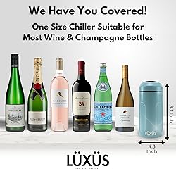 LÜXÜS Iceless Wine Chiller (Blue) – Double