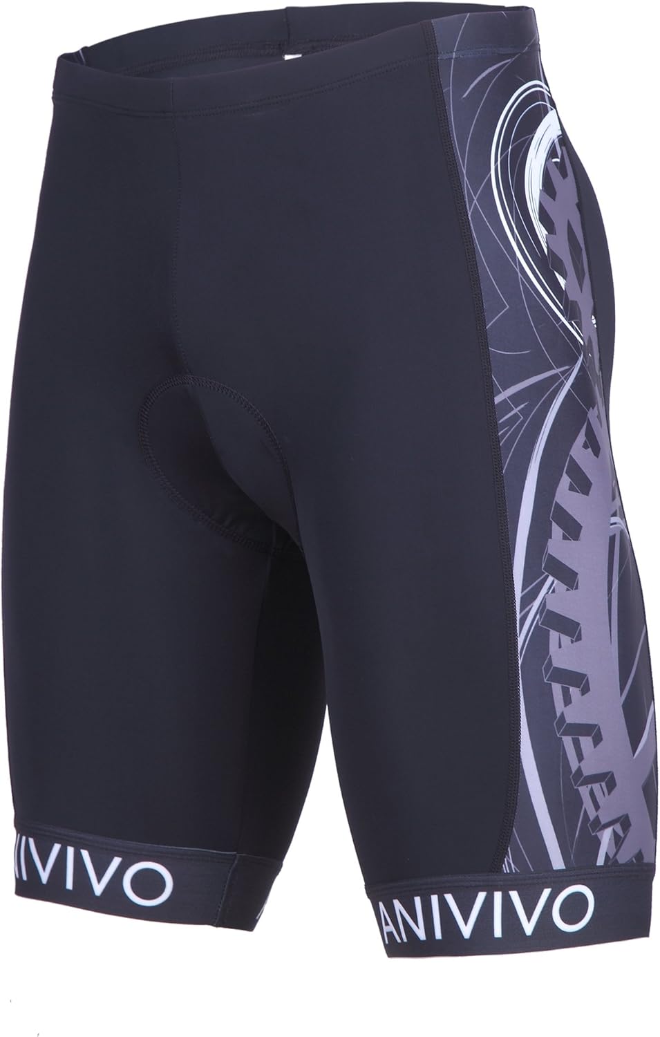 ANIVIVO Cycling Shorts Men Cool Max Padded, Mens Bike Shorts Comfort Road Bike Shorts with Anti-Slip Belt : Clothing