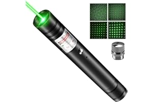 LUEIIN Long Range Laser Pointer 10000 Feet Visible Beam,USB Rechargeable Green Laser Pointer High Power for Presentations