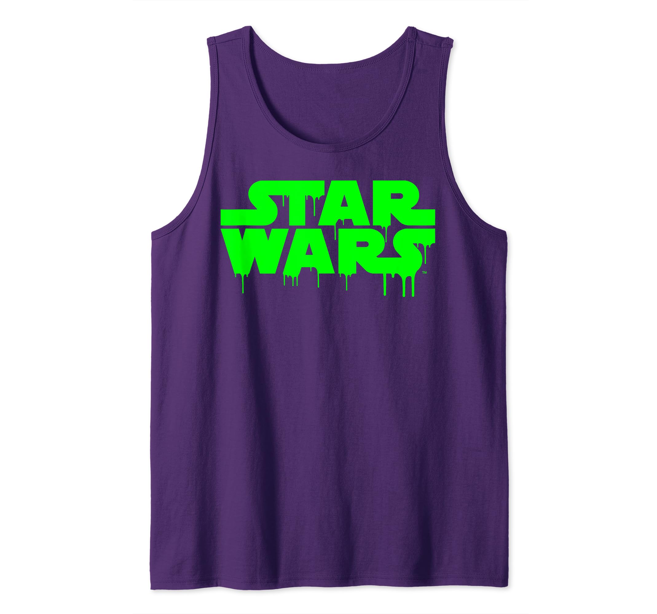Star Wars Neon Green Ooze Dripping From Classic Logo Tank Top