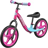 GOMO Balance Bike - Toddler Training Bike for 18 Months, 2, 3, 4 and 5 Year Old Kids - Ultra Cool Colors Push Bikes for Toddl