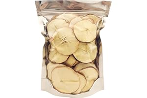GENERIC Apple Slices, Dried Apples, Apple Chips, 7.4oz/210g,Fruit chips-No Sugar Added, Dried Fruit Snacks, Natural & Bright Sweetness, Fruity Aroma, Cake & Cocktail Decor, Fat Free apple slices, Promote Digestion