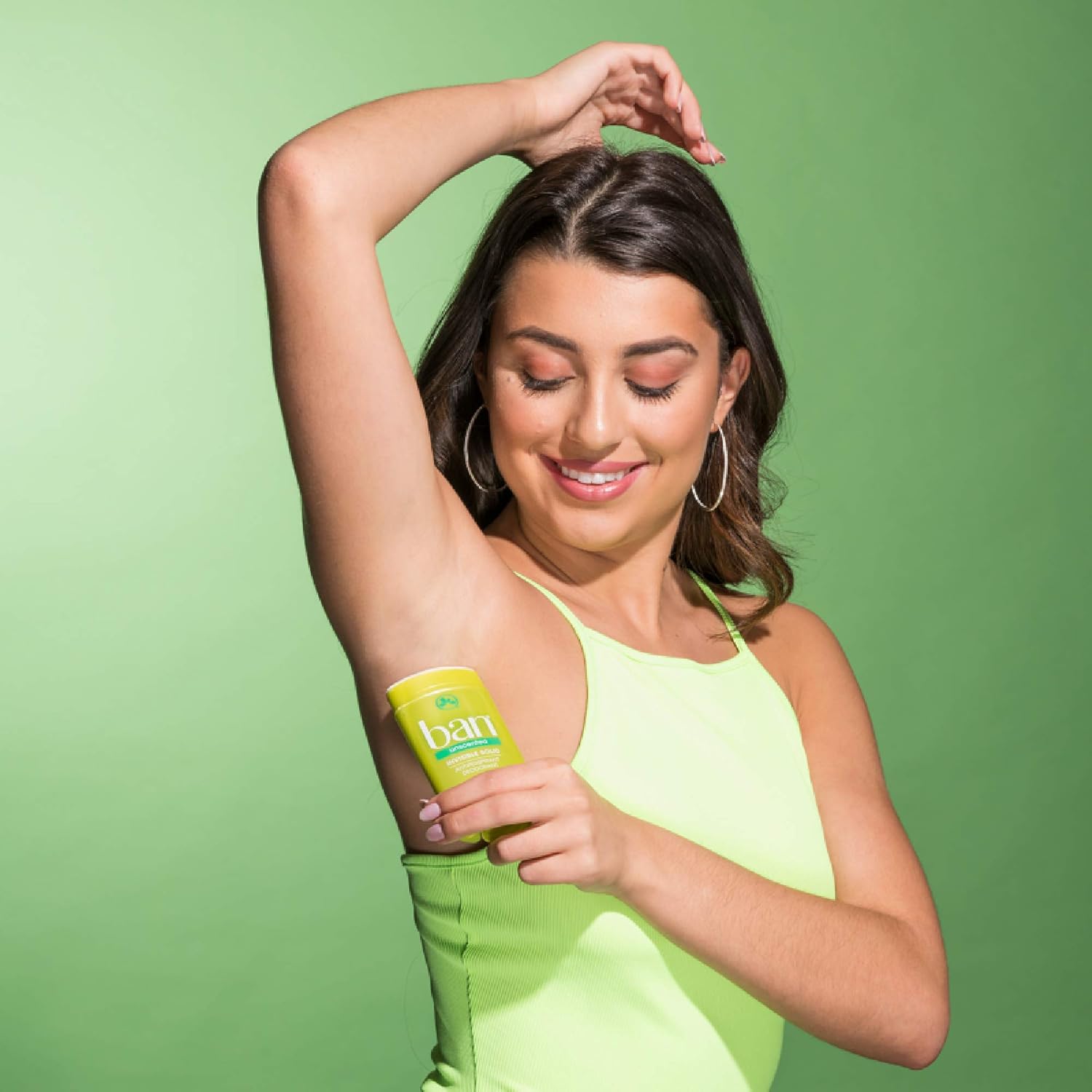 Ban Original Unscented 24-hour Invisible Antiperspirant, 2.6oz Solid Deodorant, Underarm Wetness Protection, with Odor-fighting Ingredients : Beauty