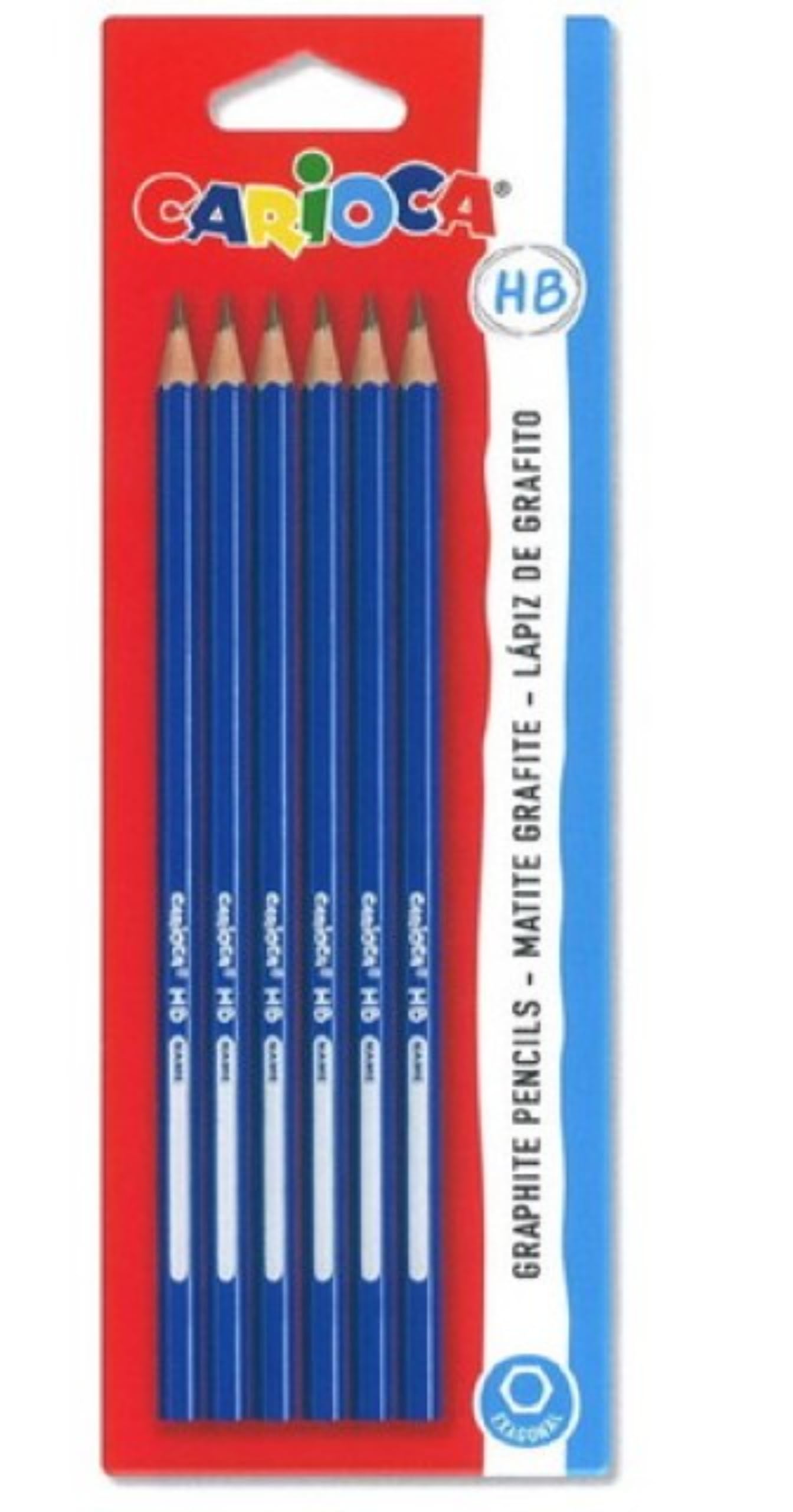 Carioca 42799 HB Graphite Pencil (Pack of 6)