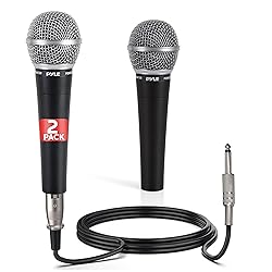 Pyle Professional Dynamic Microphone - 2-Pack