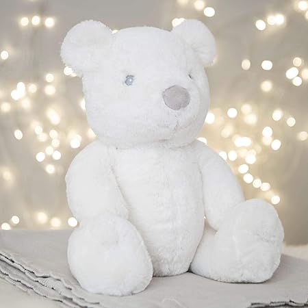 Bambino White Plush Teddy Bear Soft Toy 