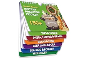 WENEASKER 150+ Foods Instant Pot Magnetic Cheat Sheet Magnet - Instant Pot Accessories, Pressure Cooker Cooking Guide, Quick Reference Instapot Cookbooks, Kitchen Gifts for Women