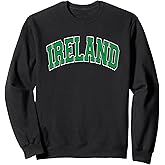 Ireland Arched Green Text Sweatshirt