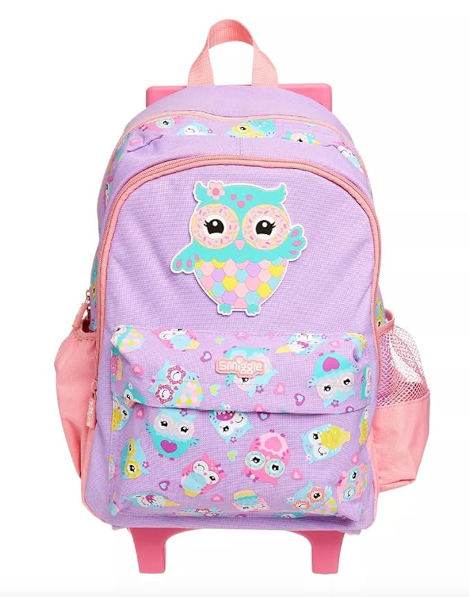 Smiggle Junior Trolley Bag Jet (Purple/Pink) Amazon.co.uk Luggage