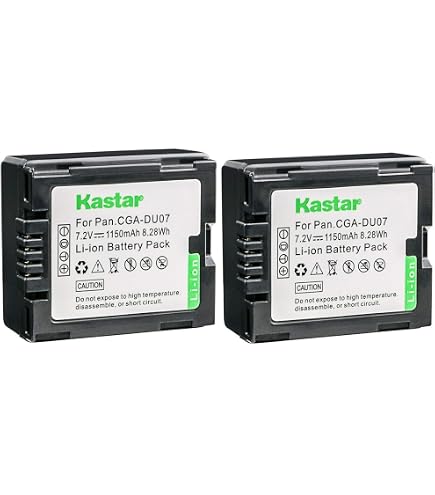 Amazon.com : Kastar Camcorder Battery Replacement for Panasonic