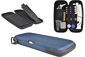 Platypus Golf Co. Caddie Case - Golf Glove Holder with Hinging Stiff Shaper - Golf Accessories for Men & Women - Hard Case Organizer with Storage Slots for Phone, Tees, Divot Tools & Ball Markers