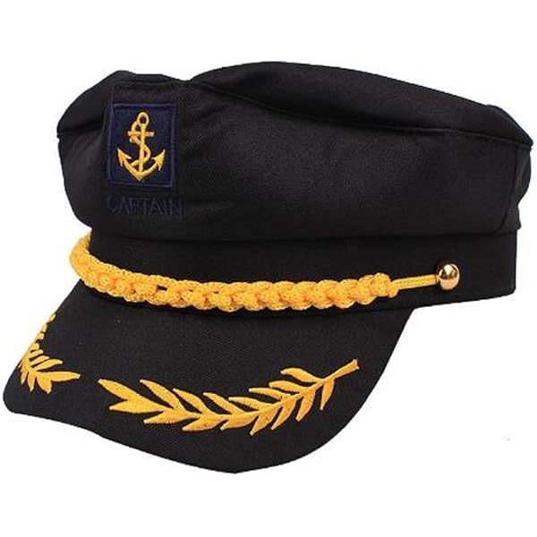 TOP HEADWEAR Nautical Captain Hat - Navy at Amazon Men's Clothing