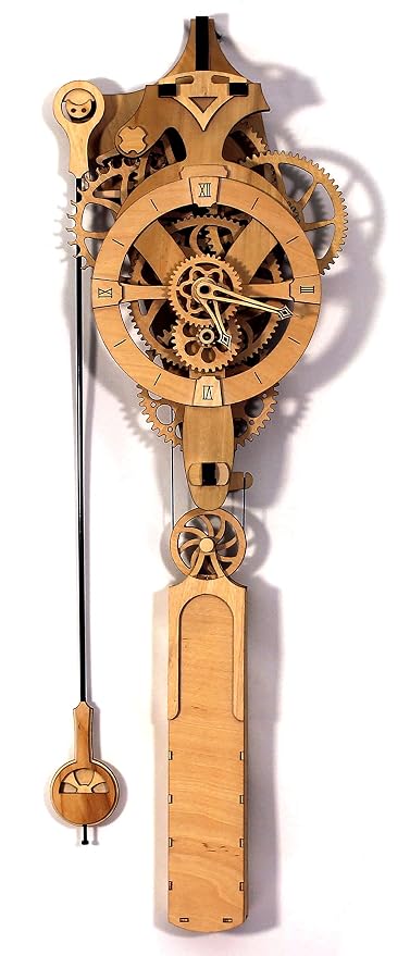 Buy Abong David Wooden Gear Wall Clock Kit 3d Clock Puzzle Model Kit Diy Wooden Clock Kit Online At Low Prices In India Amazon In