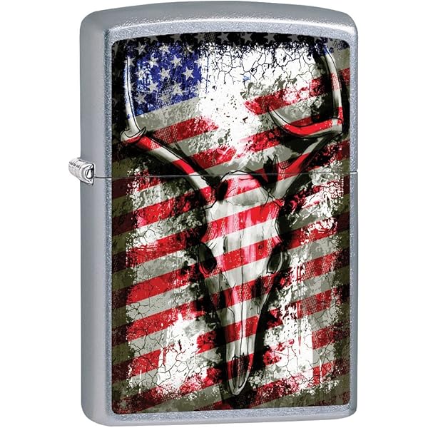 Amazon.com: Zippo Lighter- American USA Flag Vintage Street