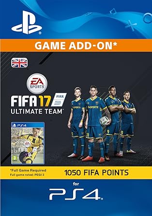 FIFA 17 Ultimate Team - 1,050 FIFA 17 Points [PS4 PSN Code - UK account]