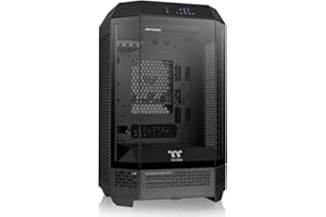 Tower 300 Black Micro-ATX Case; 2x140mm CT Fan Included; Support Up to 420mm Radiator; Optional Chassis Stand Kit Allows Hori