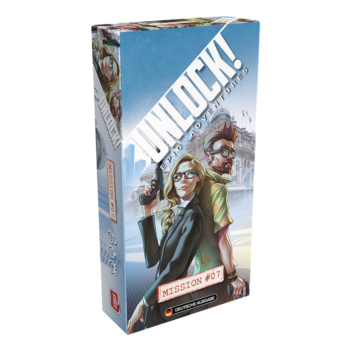 Asmodee, Unlock! - Mission #7, Family Game, Puzzle Game, 1-6 Players, From 10+ Years, 90+ Minutes, German