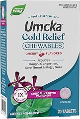 Nature's Way Umcka Cold Relief, Shortens Duration and Reduces Severity, Multi-Symptom Cold Relief, Homeopathic, Phenylephrine