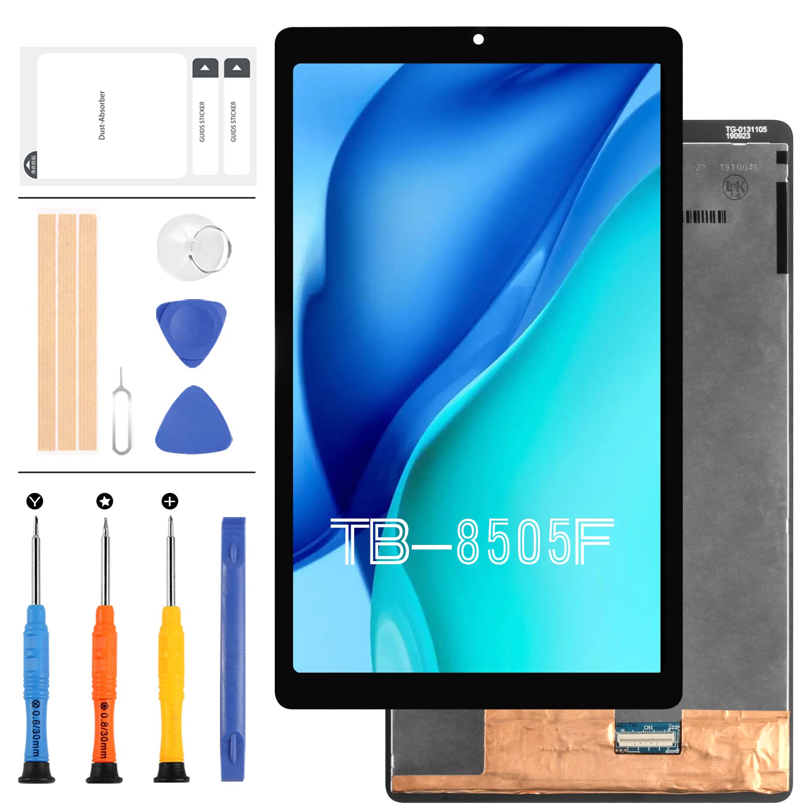 For Lenovo TB-8505F Screen Replacement for Lenovo Tab M8 HD PRC Row TB-8505X TB-8505F TB-850 LCD Display Touch Panel Digitizer Assembly New Kits