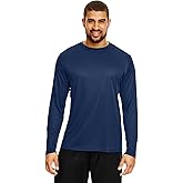 Team 365 Men's Zone Performance Long-Sleeve T-Shirt XL SPORT DARK NAVY
