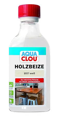 Clou Holzbeize B11 2537 weiß 0,250 L